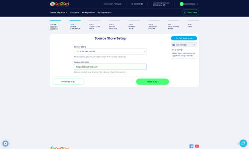 Click to enlarge the image Source Store Setup