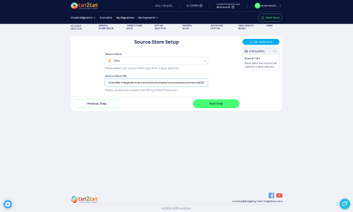 Click to enlarge the image Source Store Setup
