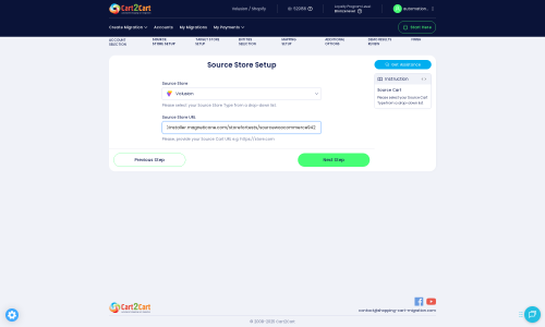 Click to enlarge the image Source Store Setup