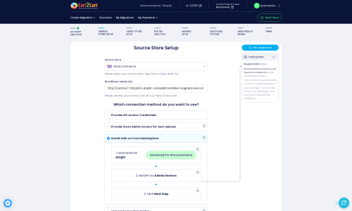 Click to enlarge the image Source Store Setup