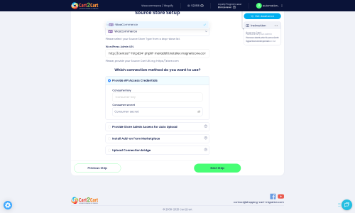 Click to enlarge the image Source Store Setup