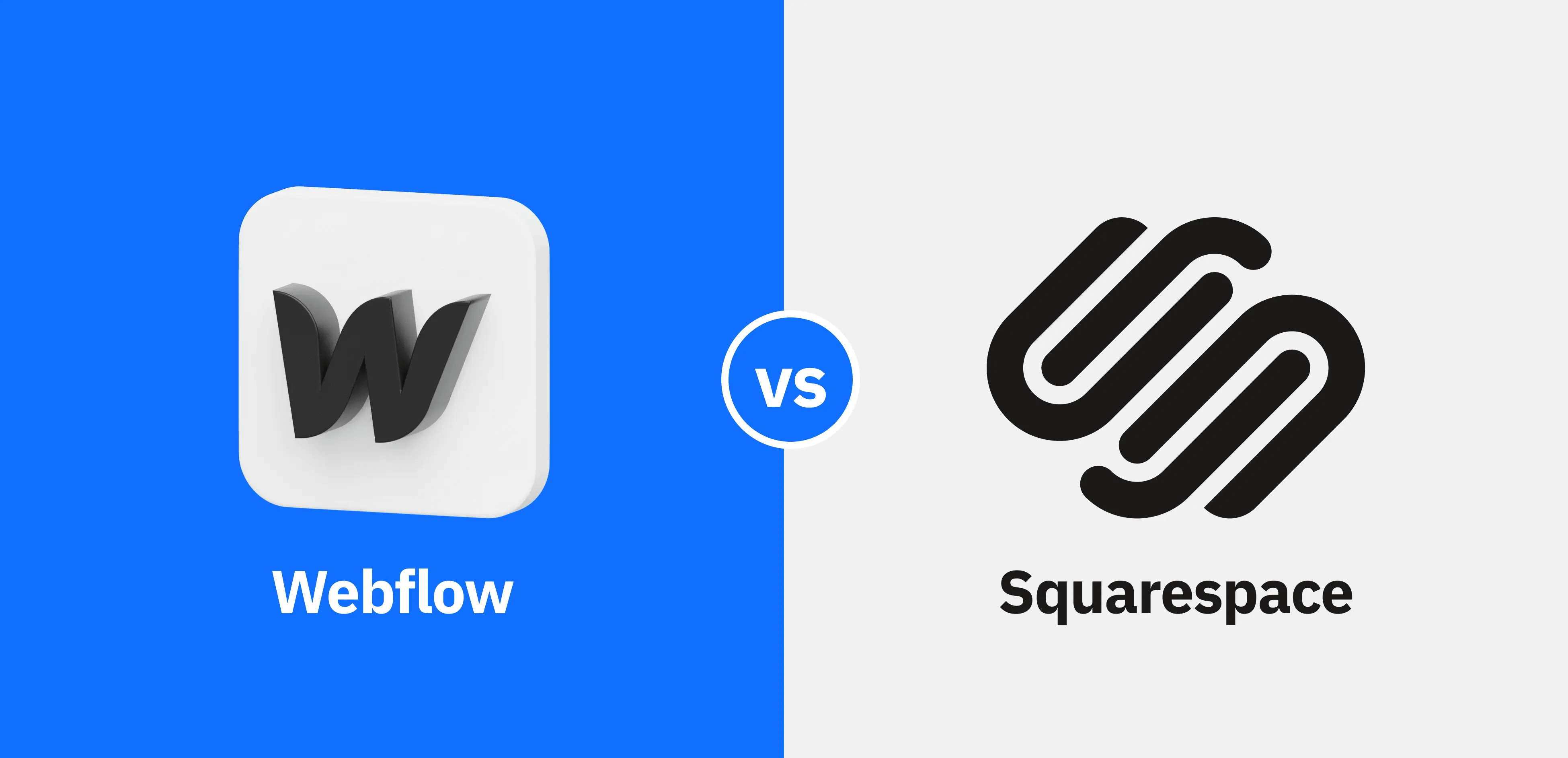 Webflow vs Squarespace