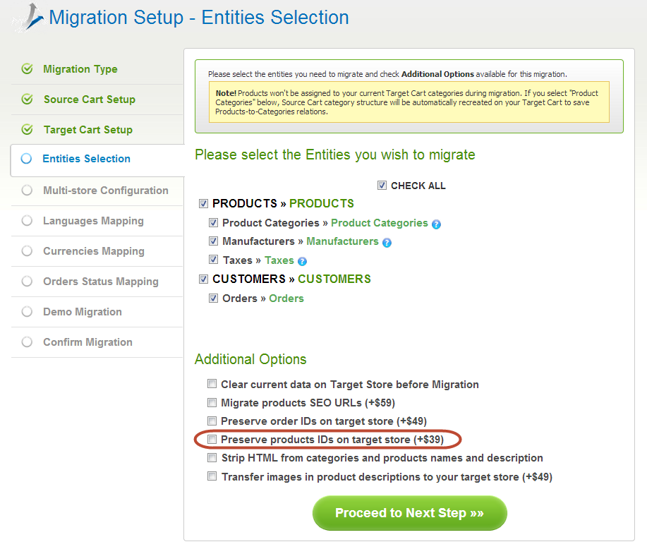 what-does-the-option-preserve-product-ids-mean-cart2cart-faq